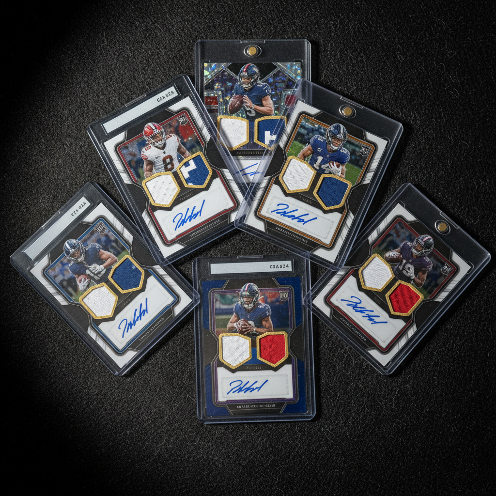 Best 5 Football Rookie Patch Auto Cards For Investors (2024)